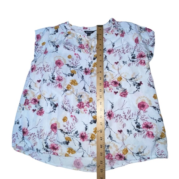 Buffalo David Bitton Floral Multi Color Viscose Top Blouse - Women’s Small - Picture 3 of 10
